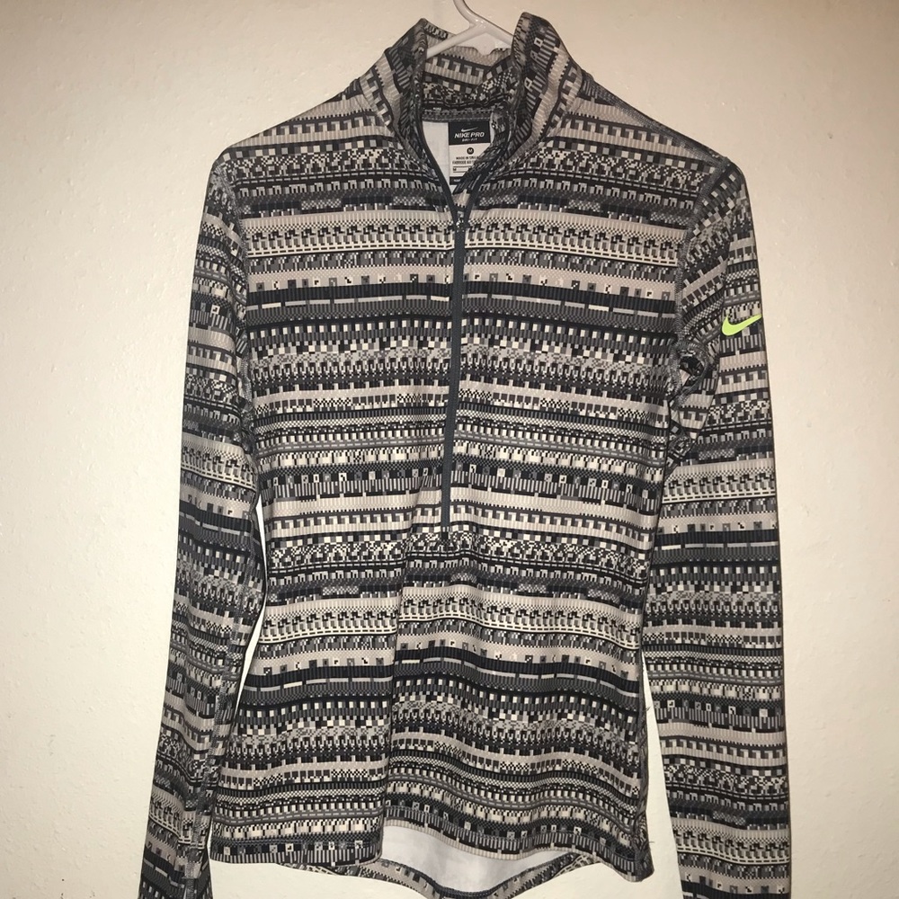 Two running pullovers, Nike and Abercrombie
